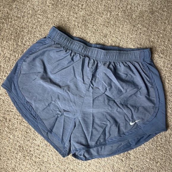 Women’s Nike Dri-Fit Blue Athletic Shorts - Picture 1 of 4